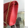 AAA+ YSL Saint Laurent Monogram Large Kate Chain Shoulder Bag Red Y231220