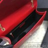 Knockoff Saint Laurent Classic Large Monogram Shoulder Bag in Red Grained Matelasse 396910