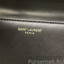 Luxury Saint Laurent Dylan Black Calfskin Cross-body Bag 377827