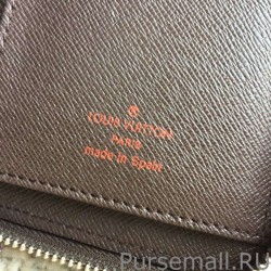 Top Quality Zippy Wallet Vertical Damier Ebene Canvas N61207