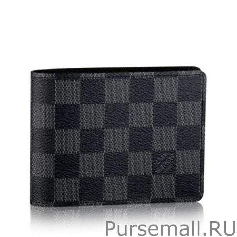 Replica Damier Graphite Canvas Multiple Wallet N62663