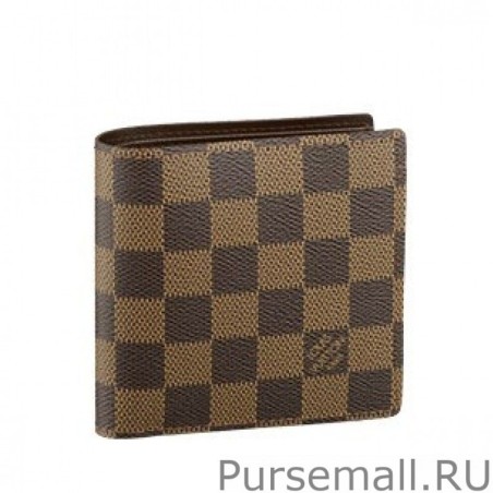 UK Damier Ebene Canvas Canvas Marco Wallet N61675