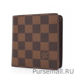 UK Damier Ebene Canvas Canvas Marco Wallet N61675