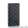 Inspired Damier Graphite Canvas Brazza Wallet N62665