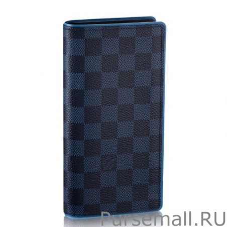 AAA+ Brazza Wallet Damier Cobalt N63243