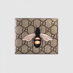 Perfect Bee print GG Supreme wallet 451268