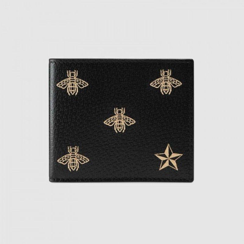 High Bee Star bi-fold wallet black 495055