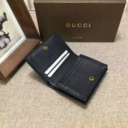 Inspired GG Marmont card case in Black 443125