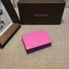 Replica GG Marmont card case in Pink 443125