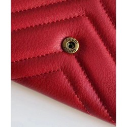 Replica GG Marmont continental wallet 443436 Red