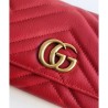 Replica GG Marmont continental wallet 443436 Red