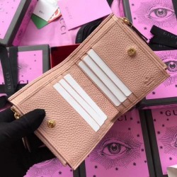 Inspired GG Marmont wallet pink 474747