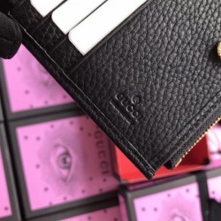 Knockoff GG Marmont wallet black 474747