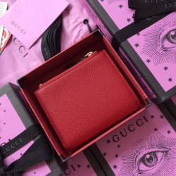 Knockoff GG Marmont wallet red 474747