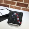 Wholesale Kingsnake print GG Supreme wallet black 451268