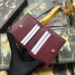 AAA+ Ophidia GG Card Case 523155 Brown