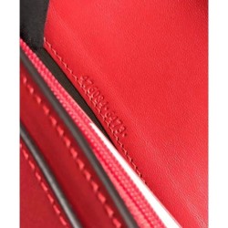 Wholesale Sylvie Leather Continental Wallet 476084 Red