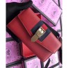 Wholesale Sylvie Leather Continental Wallet 476084 Red