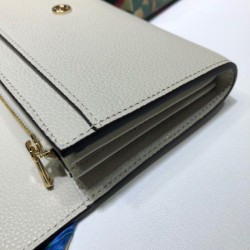 Knockoff Zumi Grainy Leather Continental Wallet 573612 White