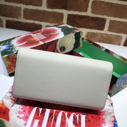 Knockoff Zumi Grainy Leather Continental Wallet 573612 White