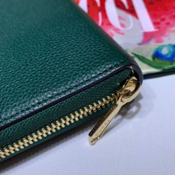 Cheap Zumi Grainy Leather Zip Around Wallet 570661 Green