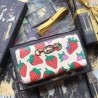 Fashion Zumi Strawberry Print Zip Around Wallet 570661