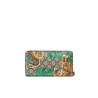 Designer Bengal zip around wallet 452335 Green