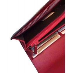 1:1 Mirror GG Blooms Continental Wallet 404070 Red