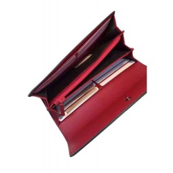 1:1 Mirror GG Blooms Continental Wallet 404070 Red