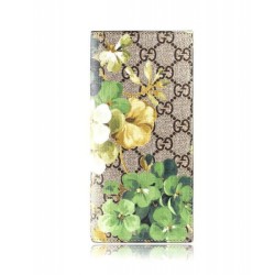 Perfect GG Blooms continental wallet 408781 Green