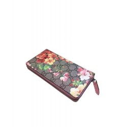 Replica GG Blooms Supreme Zip Around Wallet 404071