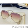Inspired Dior Diorstellaire Shaded Square Sunglasses Brown