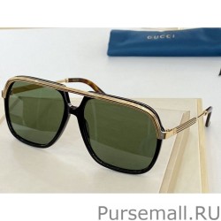 Replicas GG0200S Square Sunglass Glod / Brown