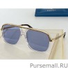 Fashion GG0200S Square Sunglass Gold /Grey