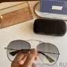 Top GG0223S Sunglass Silver /Gray