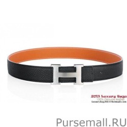 Cheap Hermes 50mm Clemence Leather Belt HB112-9