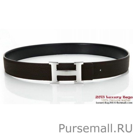 Copy Hermes 50mm original Calf Leather HB116-11 Belt