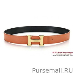 Designer Hermes 50mm Saffiano Leather Belt HB113-5