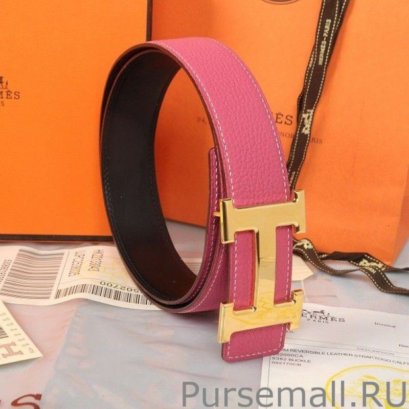 High Quality Hermes imported the HR1002F Rose belt