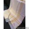 Wholesale Burberry Check Cashmere Silk Shawl 80 x 200 White