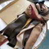 Wholesale Burberry Classic Check Cashmere Shawl 70 x 200 Brown