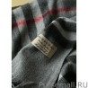 Replica Burberry Classic Check Cashmere Shawl 70 x 200 Gray