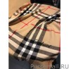 1:1 Mirror Burberry Classic Check Cashmere Shawl 70 x 220 Brown