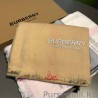 Copy Burberry Classic Check Cashmere Shawl 75 x 205 Apricot