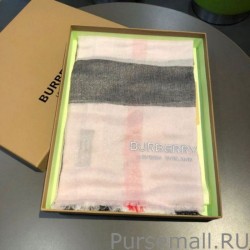Knockoff Burberry Classic Check Cashmere Shawl 75 x 205 Pink