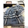 AAA+ Burberry Classic Check Cashmere Shawl Blue