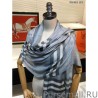 AAA+ Burberry Classic Check Cashmere Shawl Blue