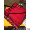 High Quality Burberry Classic Double-Faced Cashmere Scarf 30 x 168 Red
