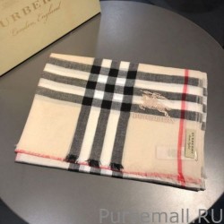 Knockoff Burberry Classic Horse Cashmere Shawl Beige