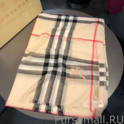 Knockoff Burberry Classic Horse Cashmere Shawl Beige